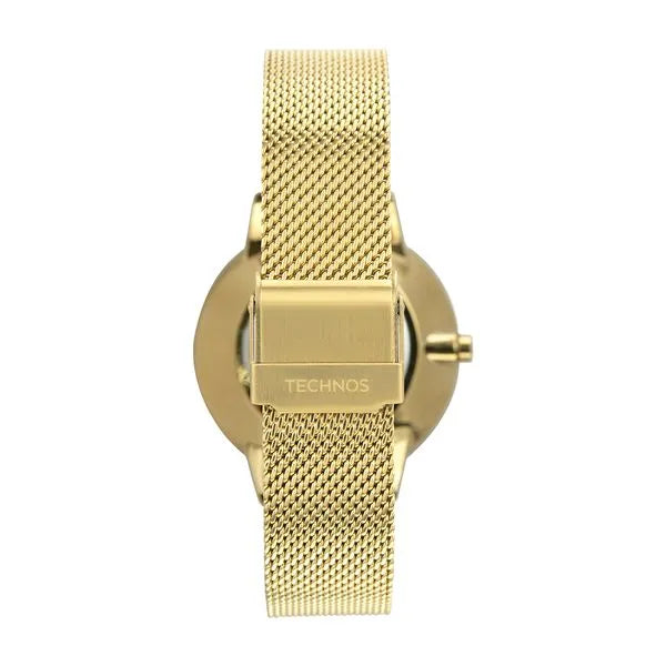 Relógio Technos em Aço Dourado 2036MQG/1G