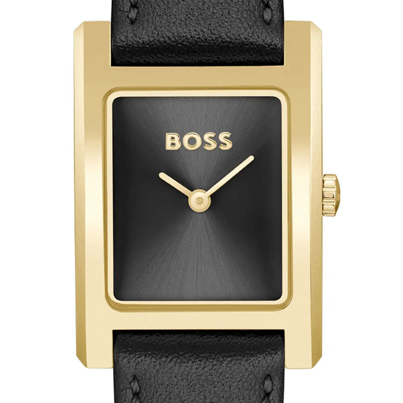 Relógio Boss Lucy Feminino Couro Preto - 1502742