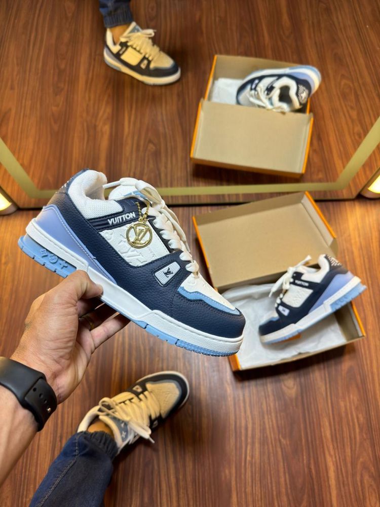 Tenis Louis Vuitton - SKATE azul