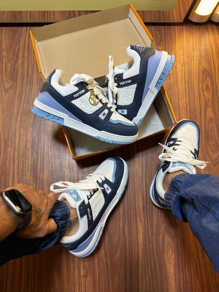 Tenis Louis Vuitton - SKATE azul
