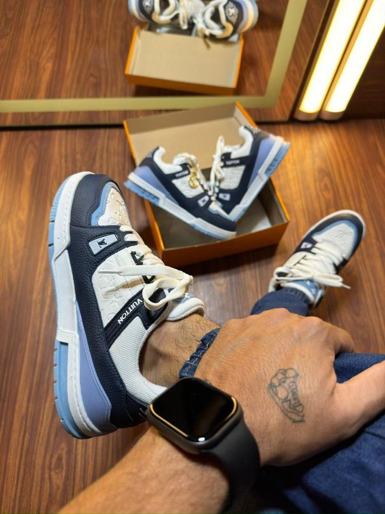 Tenis Louis Vuitton - SKATE azul