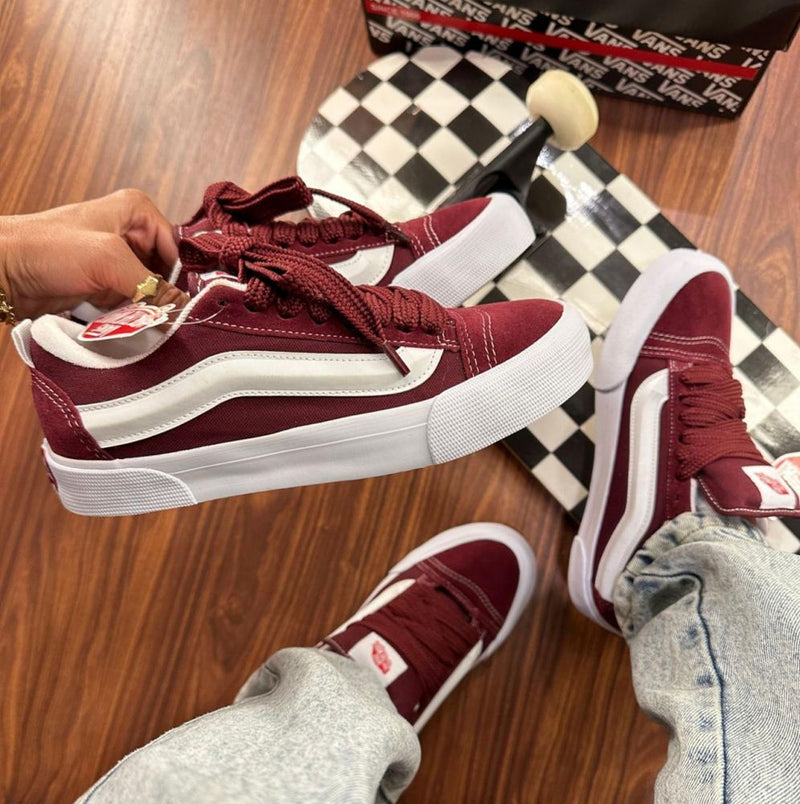TÊNIS Vans KNU- bordo